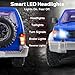 LD1297 RC Crawler 4x4 RTR Pajero-Style 1/14 4WD RC Truck Car LED Light Off-Road Climbing Rock Crawler Full Proportional Model Vehicles for Toy Gifts