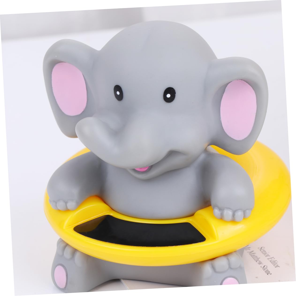 1pc Cartoon Elephant Bath Thermometer for Boy Girl Multi-Purpose Floating Water Temperature Gauge for Bathtub and Swimming Pool Easy to Use and Safe for Newborns Random Color