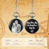 RSQGT Personalised Pocket Watch and Chain - Custom Engraved Photo & Text on Both Sides, Gift for Best Man Grooms Grandpa Husband Son Father of The Bride (Custom Photo-1) #3