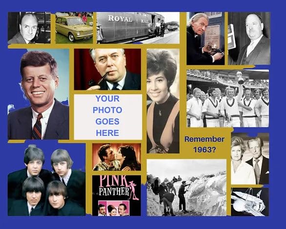 ItsYourPuzzle | Personalized Photo Jigsaw Puzzle | Nostalgia Year Puzzle for 1963 | Custom Puzzles from Photos | Memory Lane Puzzles for Adults | Cardboard Picture Puzzle | 1000 Pcs — image 1
