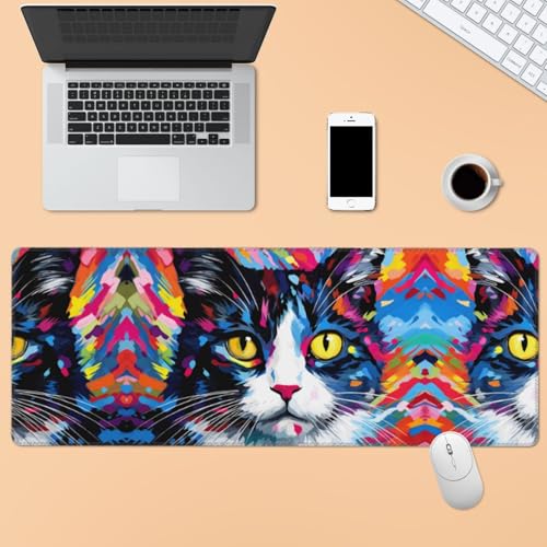 Tapis de souris grand format chat pour éviter les rayures - 7