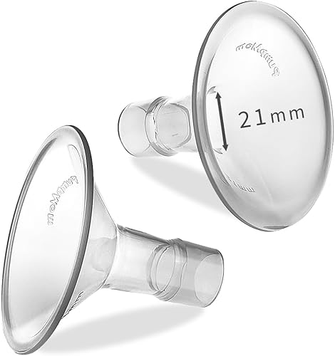 PumpMom - Protectores de pecho de 0.827 in para piezas de extractor de leche Medela, compatibles con accesorios Medela, no piezas originales de