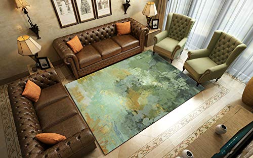 Einfache geometrische Druck Hause 200 * 280 cm farbe-01,Matte für Fitnessgeräte, als Schutzmatte beim Training nutzbar, Bodenschutzmatte für