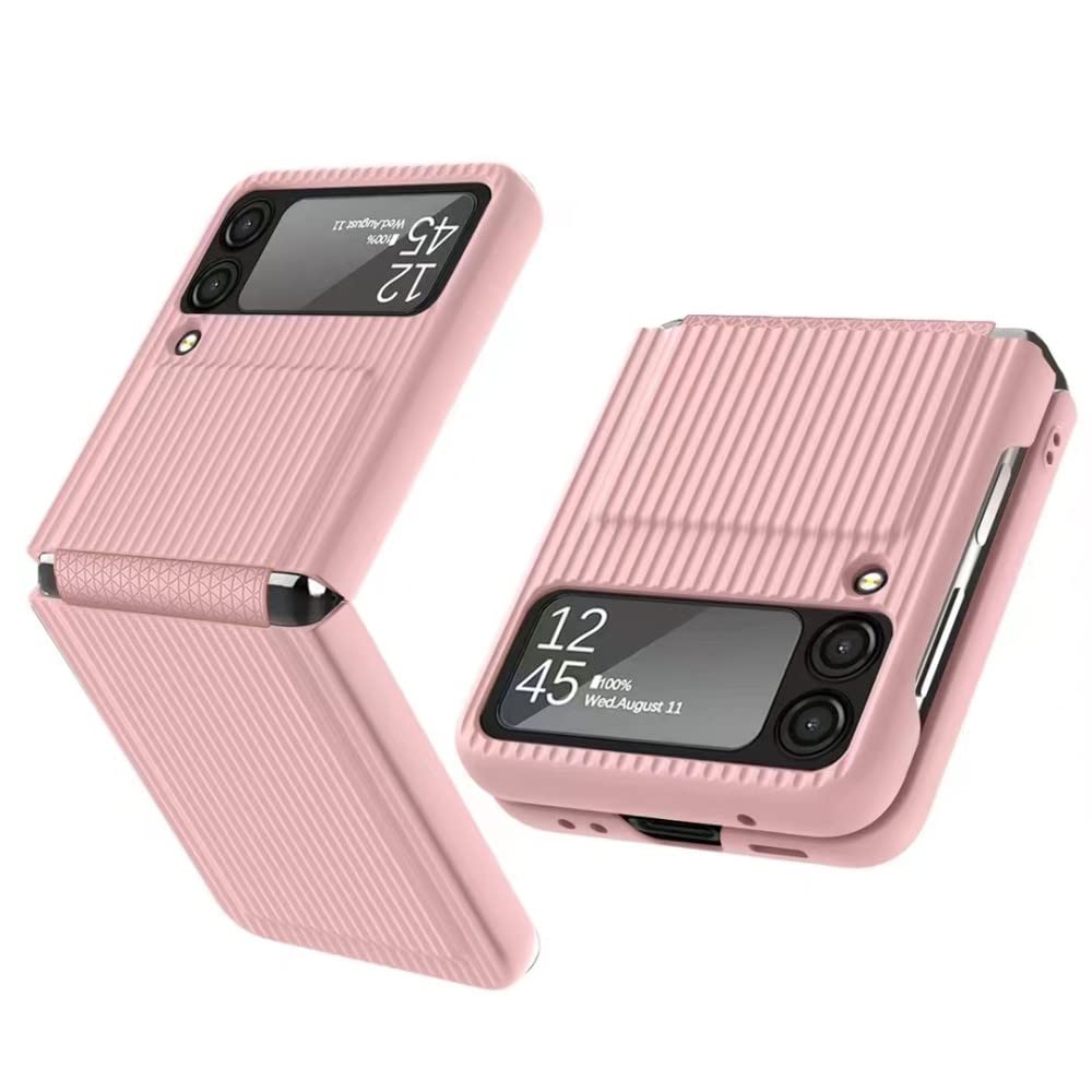 Coque Samsung Z Flip 4 protège charnière contre rayures rose