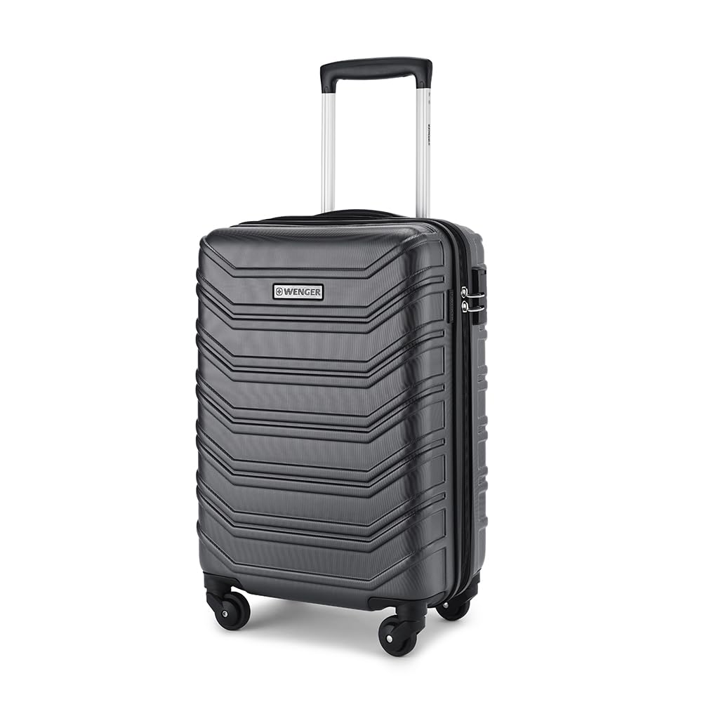 wenger Vyte ABS Cabin Hard Side Suitcase, 38 litres, Black, Swiss Designed, 612649-picture-38