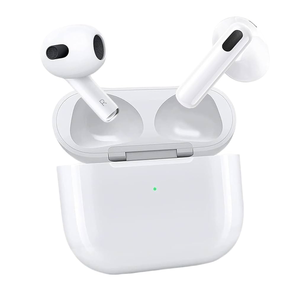 Bluetooth 5.3 Headphones,Air Buds Pods Bluetooth Wireless Earbuds with Noise Reduction,in-Ear Ear Buds Sport Headset IPX7 Waterproof Auto Pairing Fast Charging HD Mic Headsets,for Android/IOS/Airpods