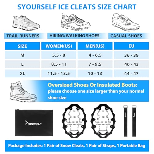 Crampons à glace pour chaussures résolvant le manque d'adhérence hivernal - 5