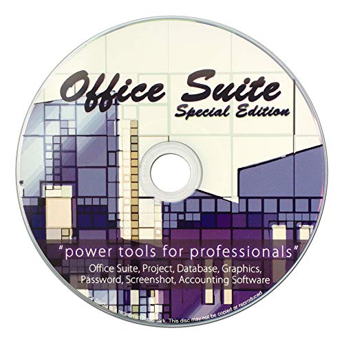 Office Suite 2019 on CD for Windows PC, 10, 8, or 7, Includes