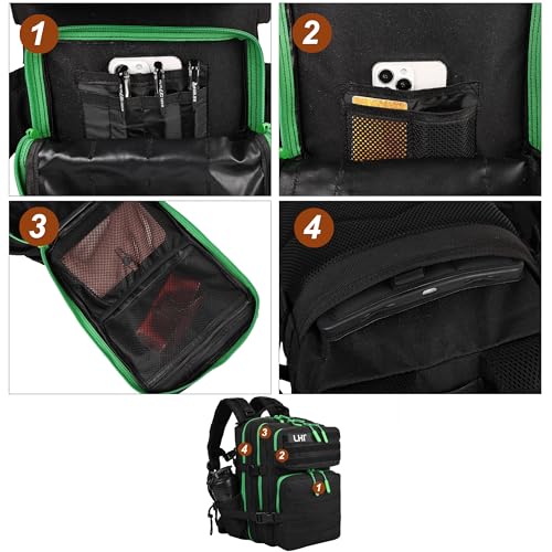 Image of LHI Tactical Military Backpack for Men and Women 25L /35L Army Assault Pack Bag Small Rucksack with Bottle Holder