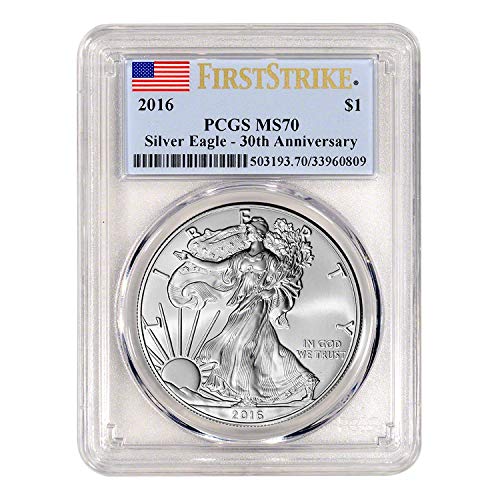 2016 American Silver Eagle First Strike $1 MS-70 PCGS