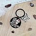 EoffIvan Sugar Skulls Gifts For Women Halloween Keychain Spooky Gift Gothic Keychain Witchy Gifts For Women Birthday Halloween Trick Or Treat Gift