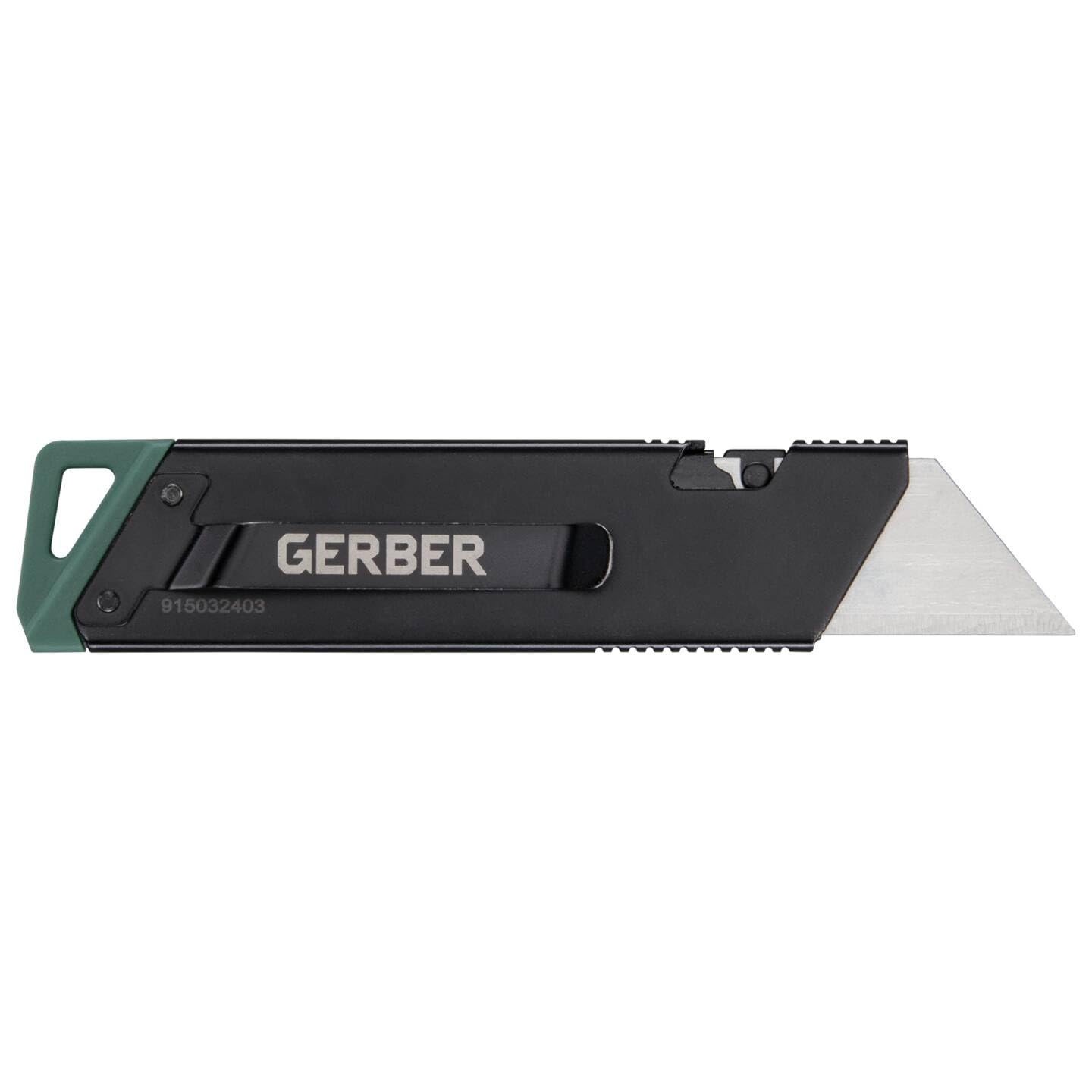 Gerber Coltello con clip da tasca, E.A.B. Slim, lama trapezoidale standard intercambiabile, chiusura a slitta, lunghezza lama: 3,7 cm, acciaio inossidabile (7Cr17MoV), 1075425