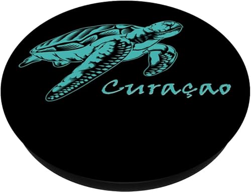Miniatura 2 de Tortuga marina de Curazao, buceo, regalo de recuerdo del Caribe, PopSockets intercambiables PopGrip