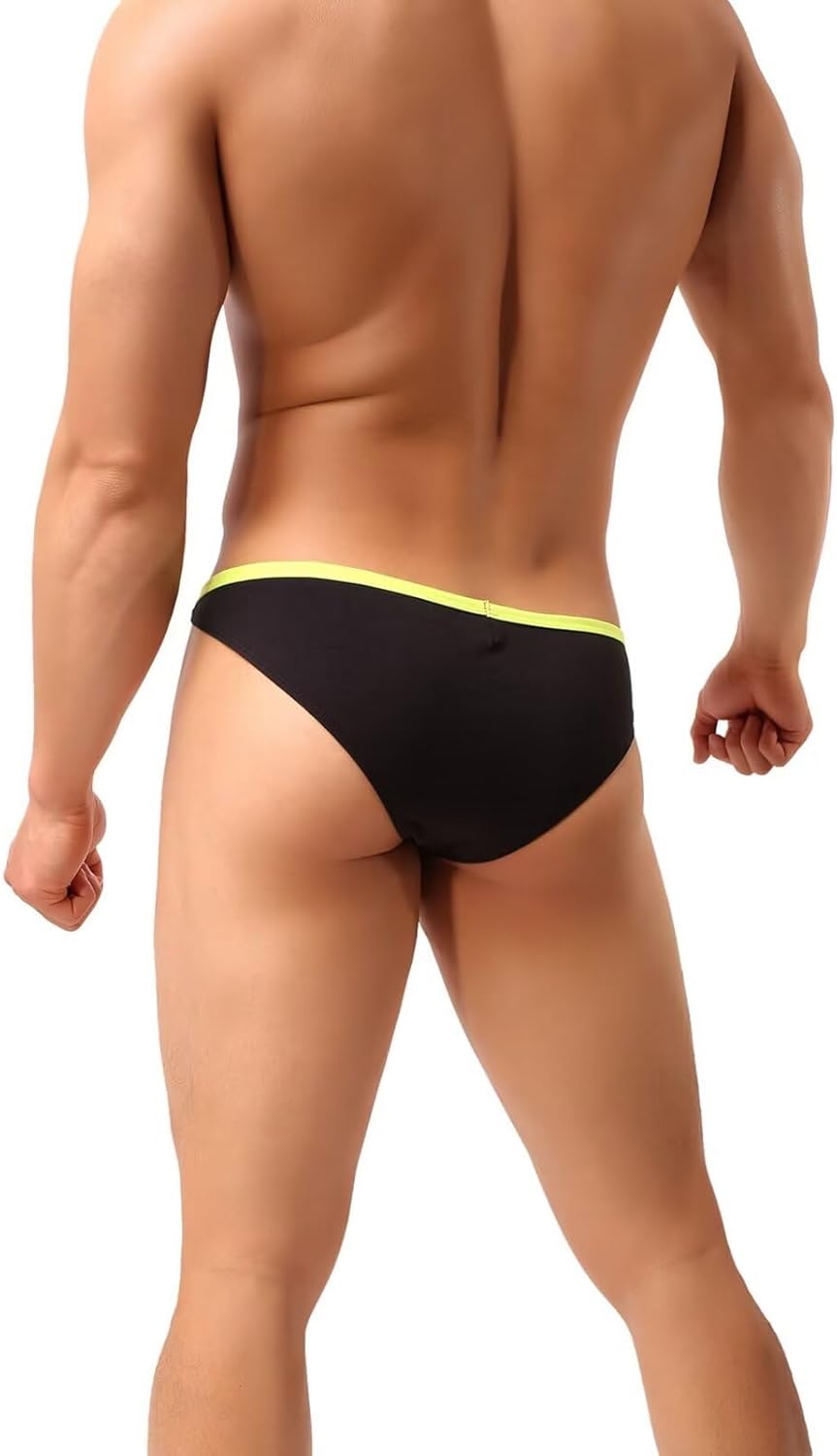 Faringoto Sexy Briefs For Men,Underwear Silky Bikini,Low Rise Modal Underwear,Breathable Soft - Image 2