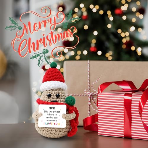 Muñeco de crochet papa divertida para regalo miniatura 4