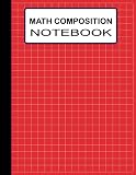 Math Composition Notebook: 8.5 x 11 inch - 1x1 cm grid line graph paper (19 x 25 cm grid per page) composition Notebook for Math (Large Print)