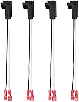 Vista 8 de Conector de altavoz, arnés de cable de altavoz 72-7800 compatible con Honda Civic Cr-v Ridgeline Accord Element Acura Integra TSX RSX CL ILX MDX RL