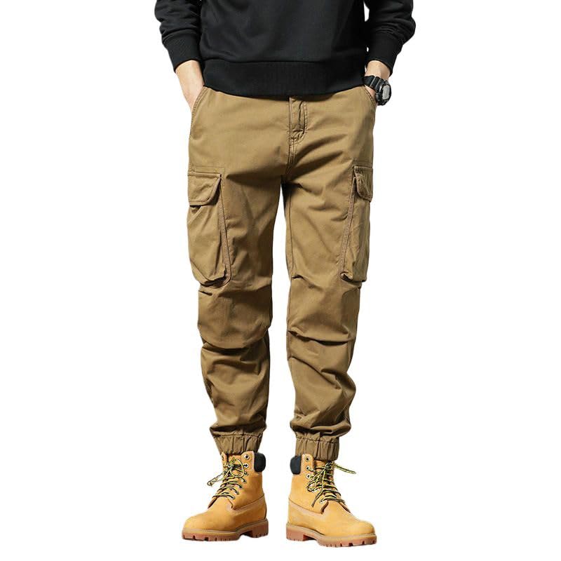 Pantalon cargo décontracté avec poches ergonomiques pour homme - 2