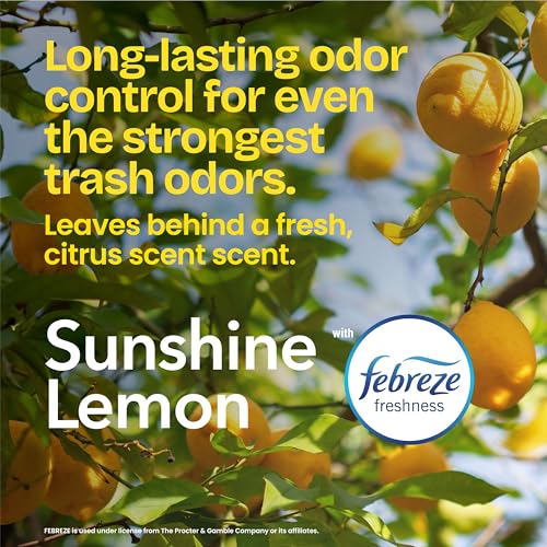 Glad ForceFlex MaxStrength LeakGuard Bags, Sunshine Lemon, 13 Gallon, 90 Ct - image 7