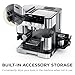 Ninja Luxe Café 3-in-1 Espresso, Drip Coffee and Cold Brew Machine | Intergrated Coffee Grinder, Milk Frother, Assisted Tamper & Built-In Espresso Accessory Storage | Stainless Steel | ES601