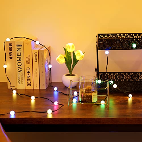 Phyleko Outdoor String Lights, 33Ft 66Led String Lights, Ip68 Waterproof Patio Lights, Rgb Color Changing String Lights For Patio Decor, String Lights For Outside With Music Sync,Bluetooth,App Control #TOP1