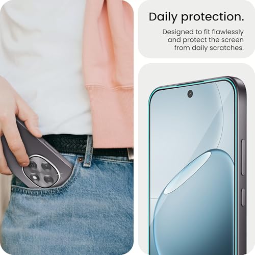 Image of ArmourPro Edge to Edge Tempered Glass for Oppo F31 Pro with Silver Camera Ring Guard, 9H Screen Protector, Anti-Scratch, Anti-Fingerprint, Bubble-Free Installation Kit