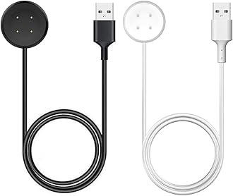 for Pixel Watch 2/3 Charger, Replacement Magnetic Charging Cable for Google Pixel Watch 2/3 (Black & White, USB Type A)