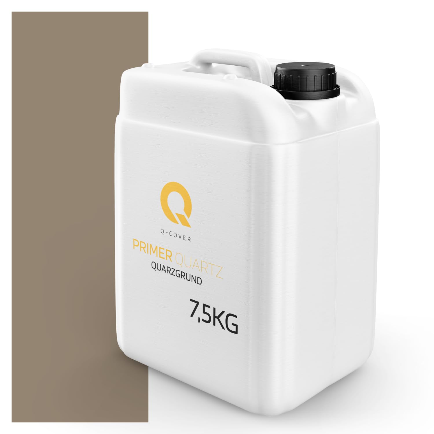 Quarzgrund für Dekorativer Putz mit Mica Beige D814 7,5KG | Acrylatdispersion Grundiermittel Innen & Außen für Wände und Decken Grundierung Schutz Mosaikputz ca. 0,3-0,4 KG/m2