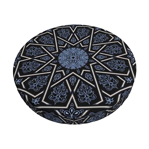 Gocgrv Mandala Bar Stool Covers Round 13 Inch - Washable Elastic Stool Seat Cushion Cover Soft Velvet Dustproof And Easy To Clean Chair Slipcover #TOP4