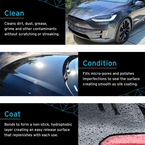 Xjim Car Coating Agent Nano Hand Spray Crystal Car Paint Waxing Glazing Crystal Liquid Spray, 3 In 1 Ceramic Car Coating Spray, 3 In 1 High Protection Quick Car Coating Spray (2Pcs) #TOP7