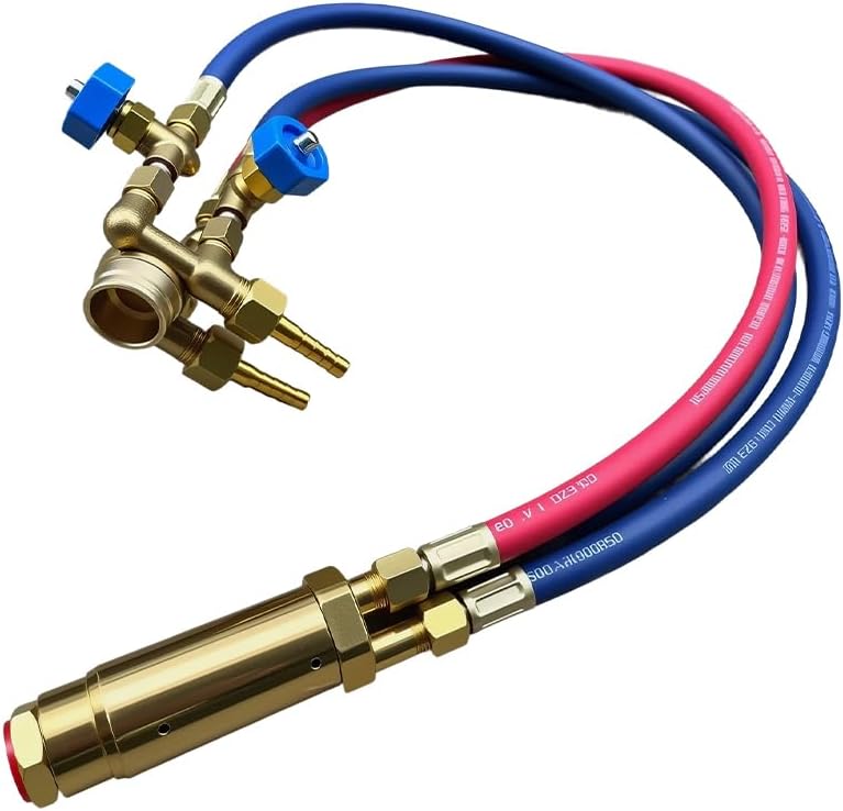 3 Sticks Oxygen Acetylene Hose & Cutting Torch Assembly Welding Hose Oxygen Acetylene Torch Hose Torch Components Cutting Torch Hoses Cutting Torch Assembly for CG1-30, CG2-11, CG2-11Y, HK-12