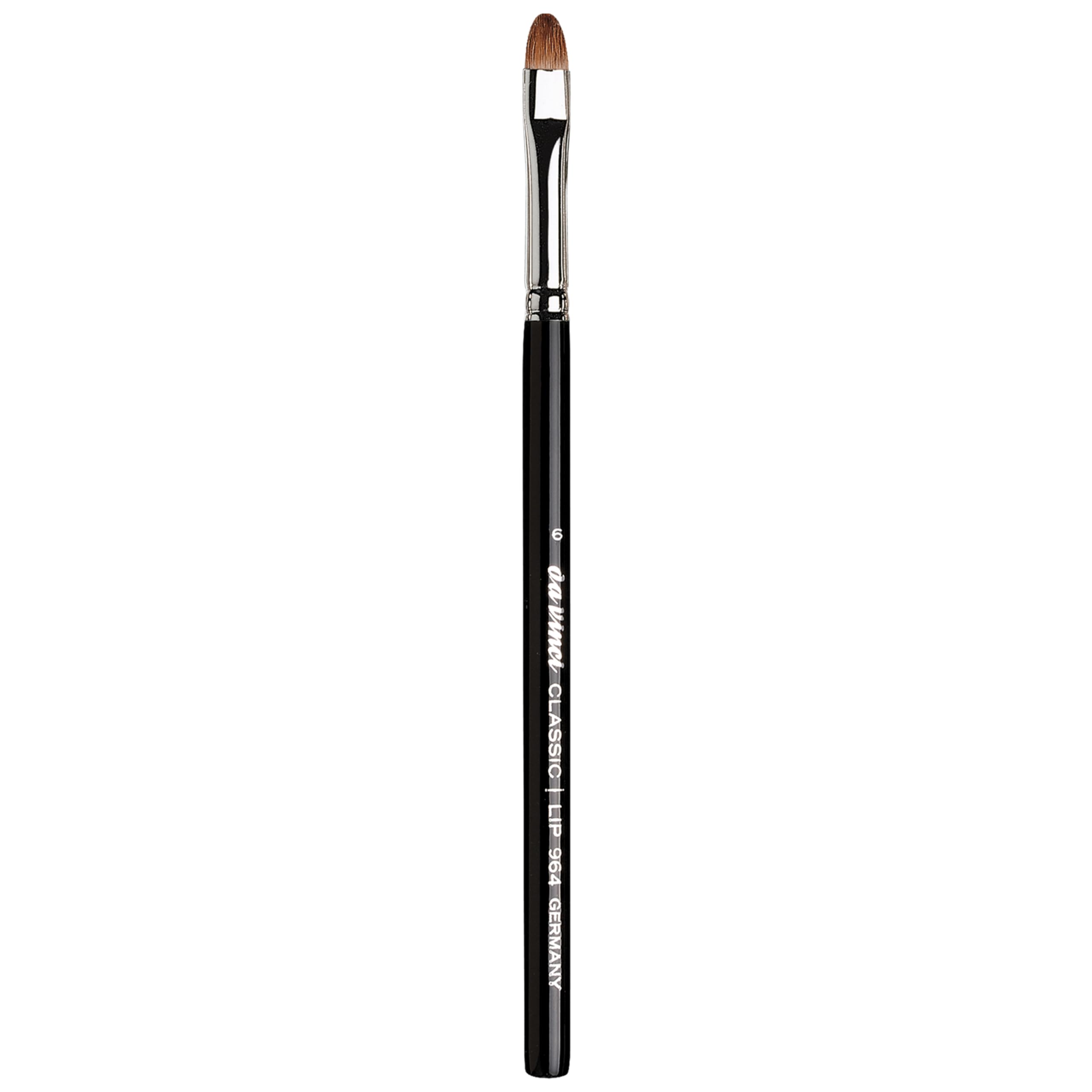 da Vinci Cosmetics Serisi 964 Klasik Dudak Fırçası, Oval Rus Kırmızı Samur, Boyut 6, 11.6 Gram