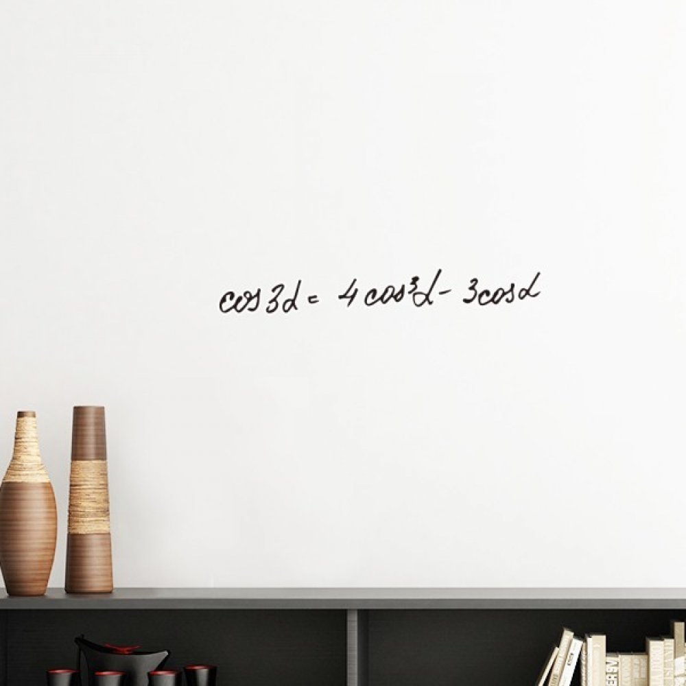 Sticker cosinus mathematiques deco pour creer un coin bureau inspirant
