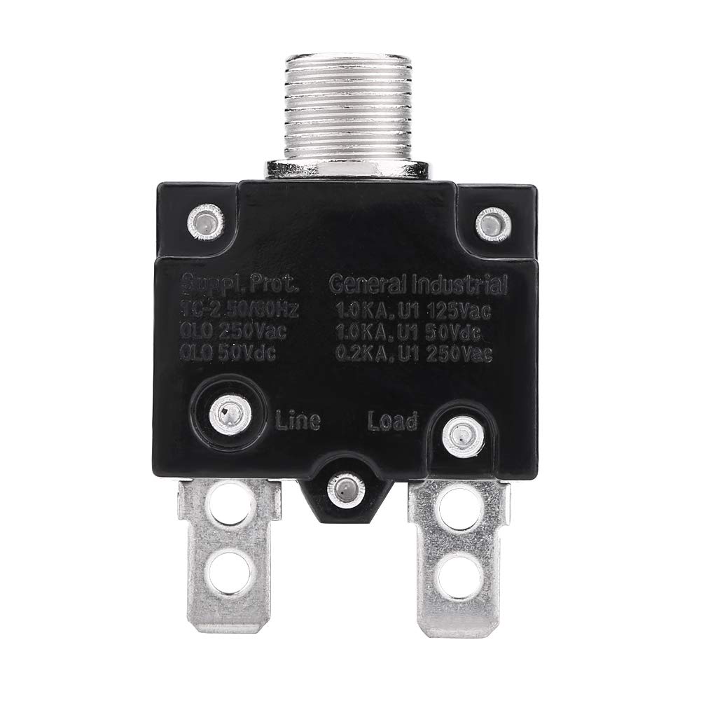 CFTGIW Joemex Circuit Breaker 88 Series 20A 20A 125 R Thermal Switch Circuit Breaker Overcurrent Overload Protector For Generator L2 Series 15A Button of Application It Is (10A) - Image 2
