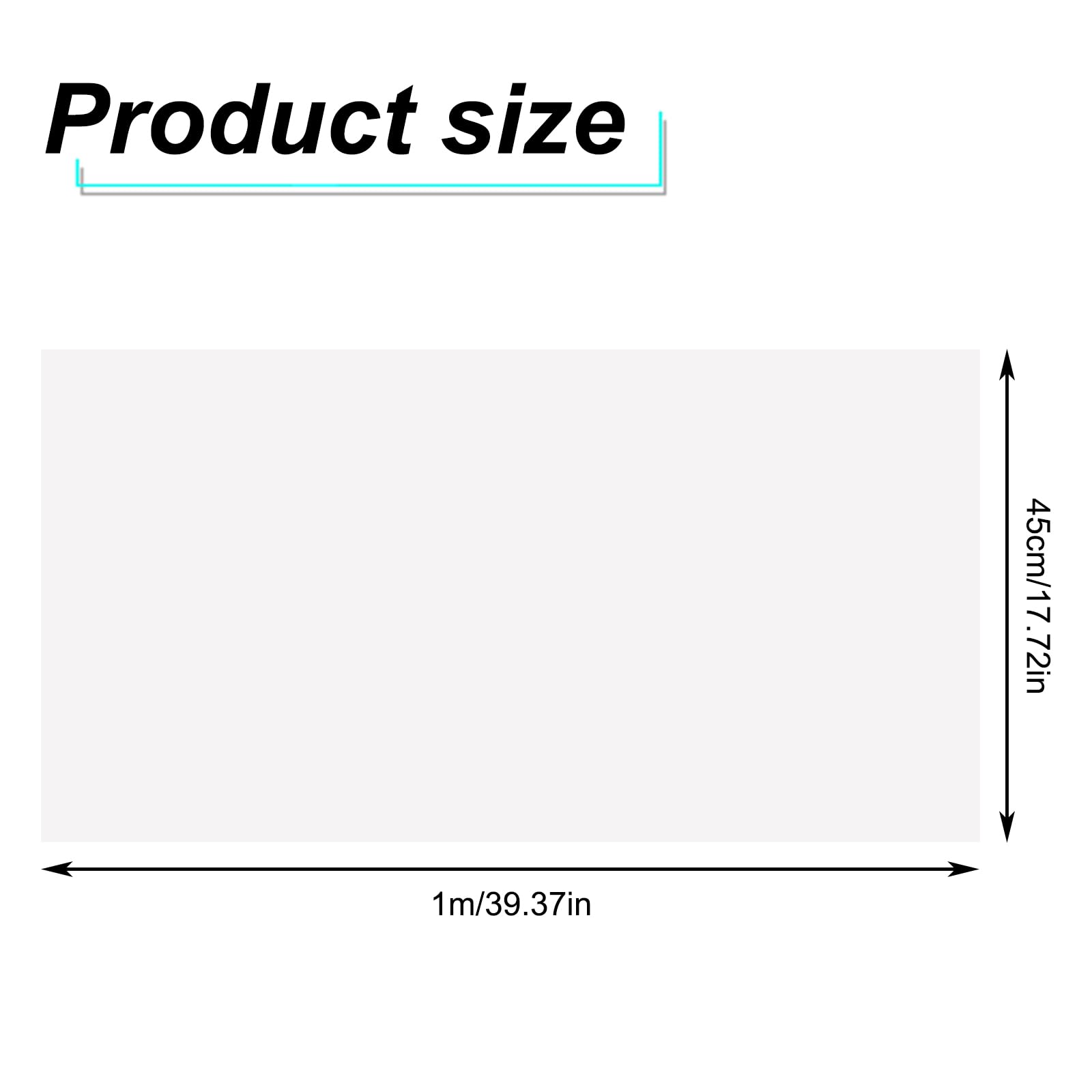 Carkio Aquarium Background Vinyl Static Cling White Fish Tank Background, 17.7in×39.4in Fish Backdrop Aquarium Poster Background Sticker for Fish Tank