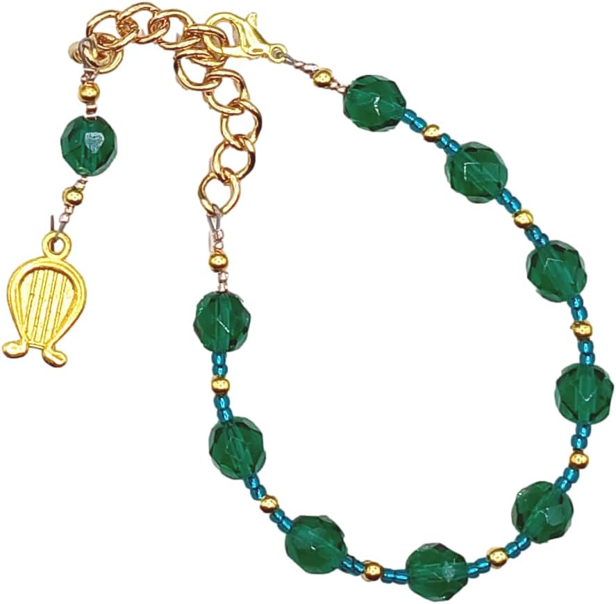 Bragi Prayer Bead Bracelet: Norse God of Inspiration, Poetry and the Bardic Arts