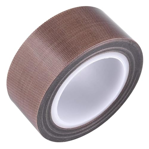 GXF Teflon Tape, 1 INCH 30 FT Fabric PTFE Tape for Hand or Vacuum Impulse Sealer Machine, PTFE Coated Adhesive Tape for FoodSaver, Seal A Meal, Weston etc.