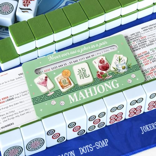 Mahjong Line Finder Card Guide 4PCS miniatura 3