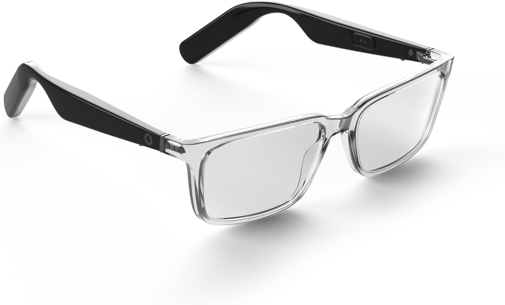 Lucyd Lyte (2024 Version) Bluetooth Smart Glasses with Light-Adaptive Photochromic Lenses, Open Ear Speakers and Microphone - Eclipse (Standard)