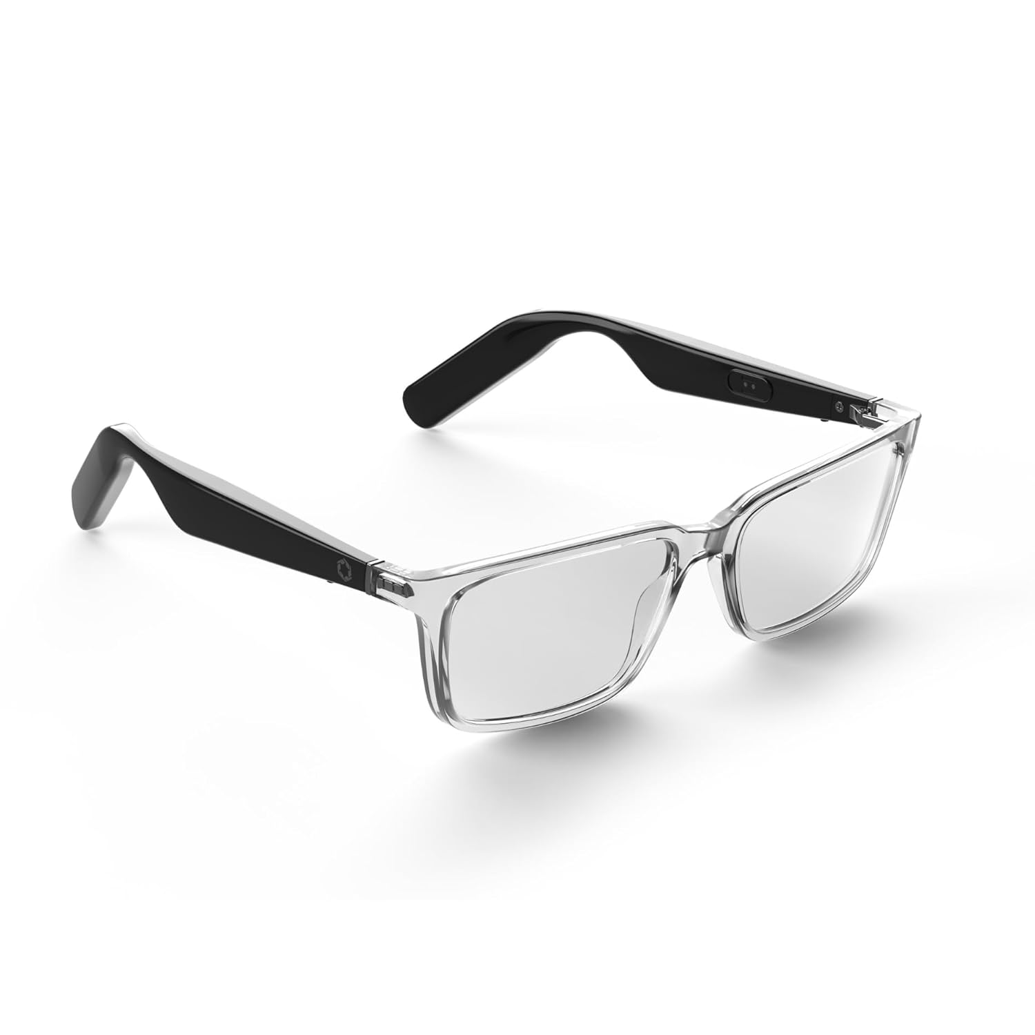 Lucyd Lyte 2025 Version Smart Glasses for Men - Bluetooth Smart Eyewear with Light Adaptive Photochromic Lenses Open