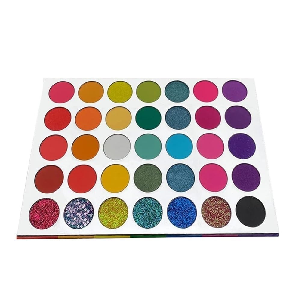 Maquillage arc-en-ciel 35 couleurs mat planche ombre à paupières sans transfert