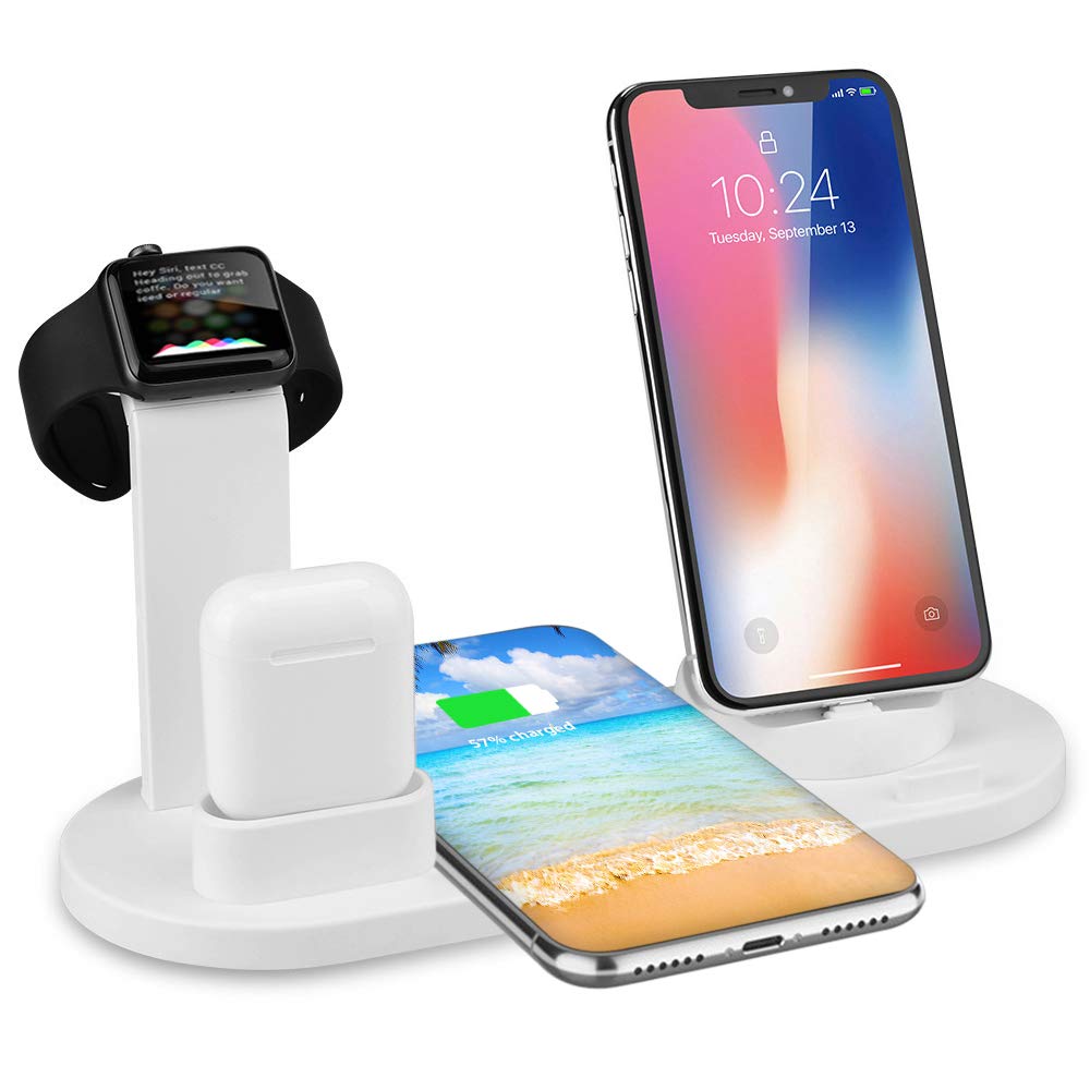 Charging dock iphone watch airpods Clearance