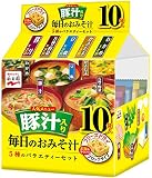 永谷園 毎日のおみそ汁 豚汁入り 5種のバラエティーセット 10食入 ×4個