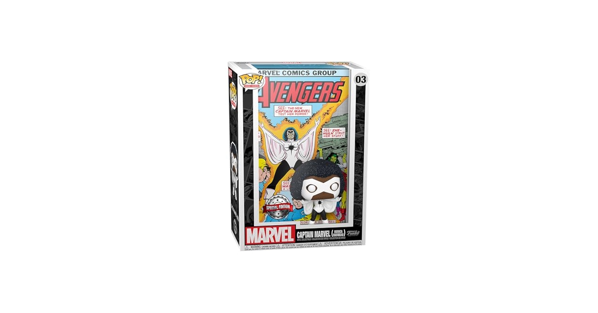 Amazon.com: Funko Pop! Marvel: Captain Marvel - Monica