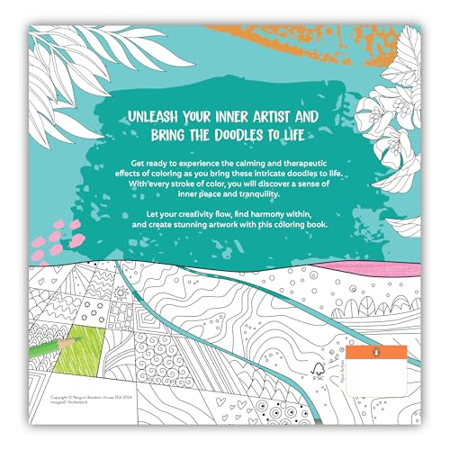 Image of Enchanting Nature: Coloring Book for Adults with Tear out Sheets | Fun and Relaxing Doodle Designs