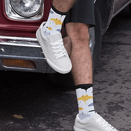 Image of Jedenkuku Novelty Fun Crew Socks Fashion Comfortable Men'S And Women'S Socks