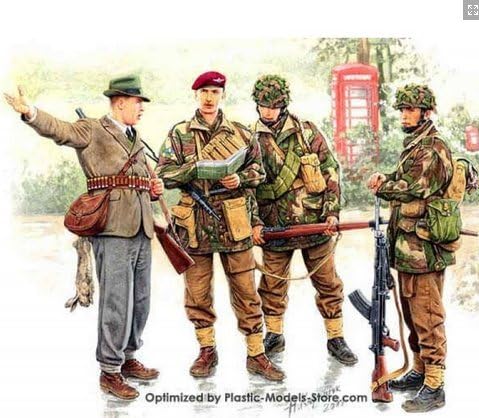 Master Box 3533 British Paratroopers 1944 Kit 1 + Civilian 1/35