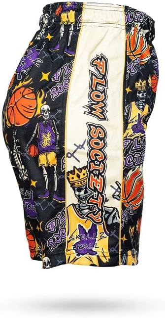 Flow Society Skeleton Hoops Boys Athletic Shorts
