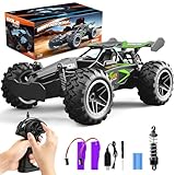 THBPMU Coche Todoterreno de Control Remoto，1:18 Carro Acrobático RC Recargable ，2.4G Coche Teledirigido de Alta...