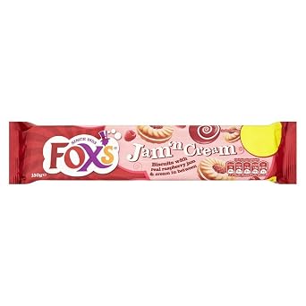 Foxs Jam Ring Sandwich Cream - 150g - Pack of 2 150g x 2